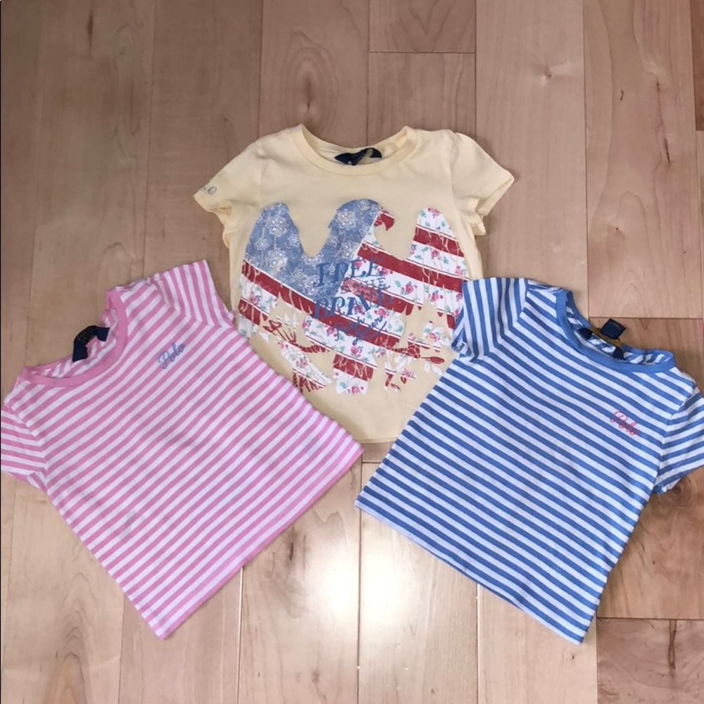 Lot of 3 Ralph Lauren Shirts Size 3T